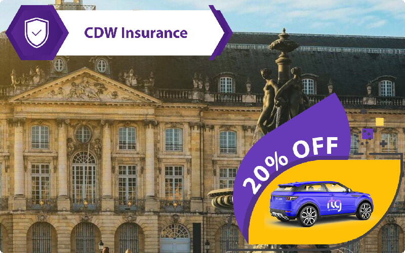 Como pagar menos pelo seguro de aluguel de carro em Bordeaux - Centro da cidade