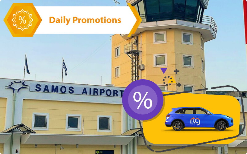 Nasveti za prihranek denarja za najem avtomobila na letališču Samos
