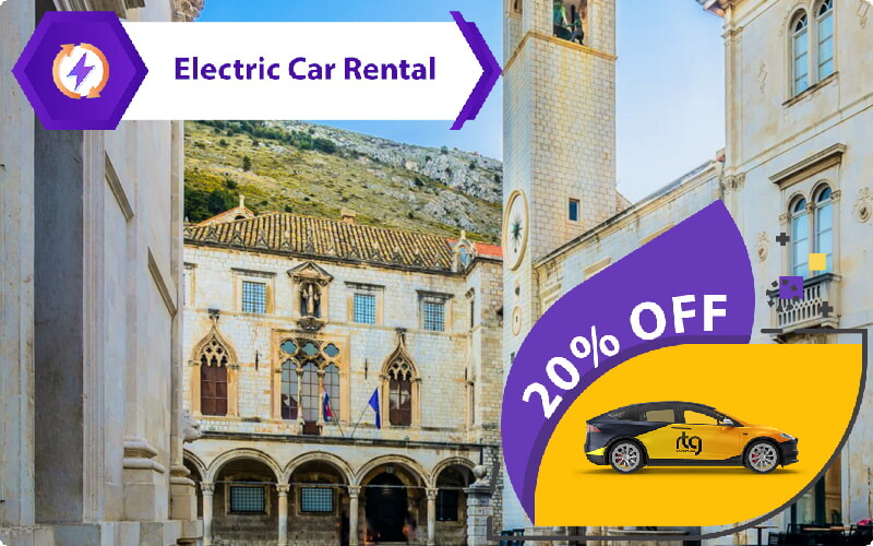 Sähköauton vuokrauksen edut Dubrovnikin keskustassa