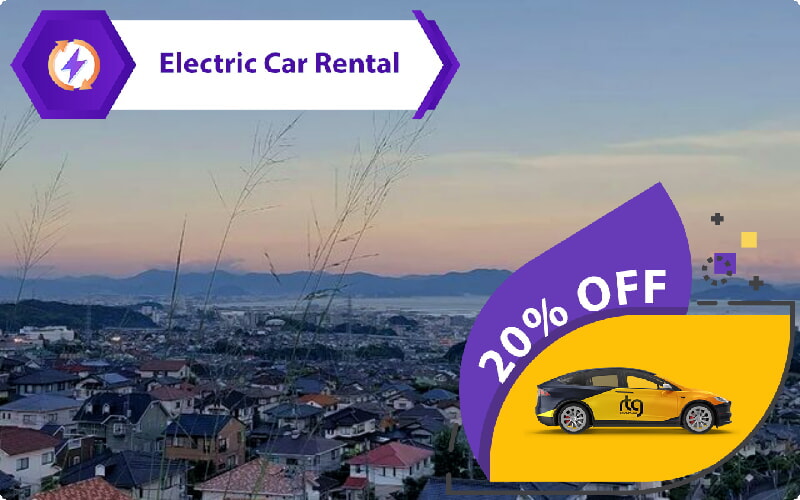 Average daily rates for renting an electric car in Hiroshima