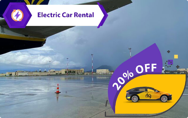 Average daily rates for renting an electric car at Naples airport