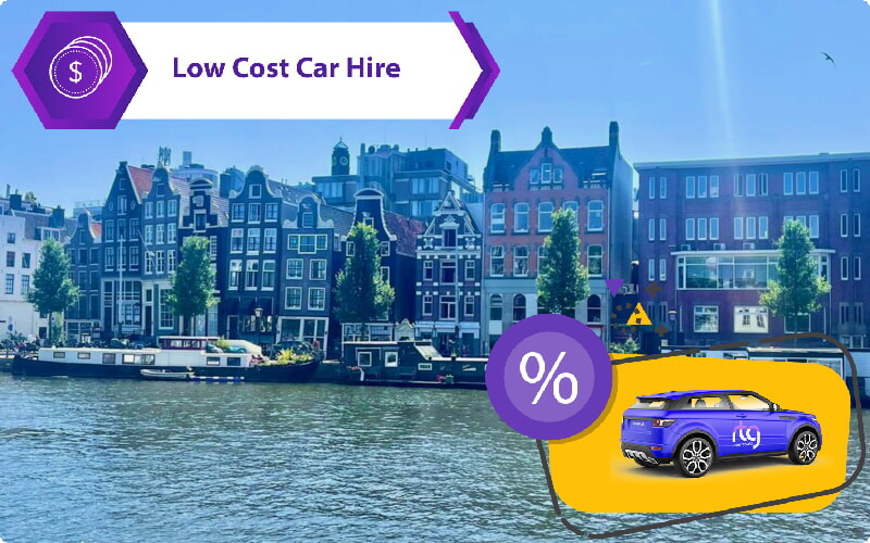 Automobilių nuoma į vieną pusę Amsterdame