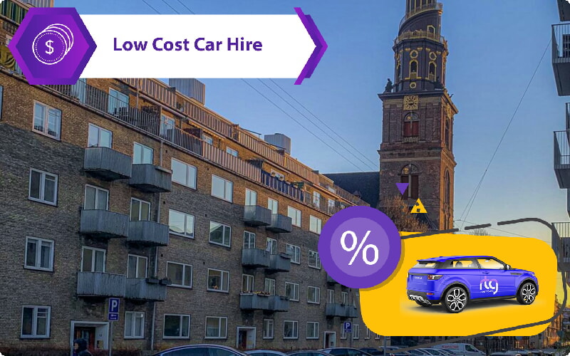 Egyirányú autókölcsönzés Koppenhága belvárosában