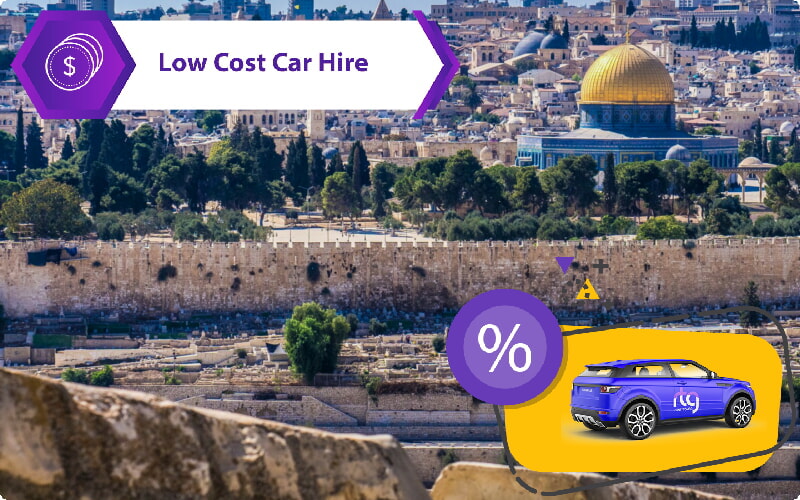 Noleggio auto di sola andata a Gerusalemme - Centro città
