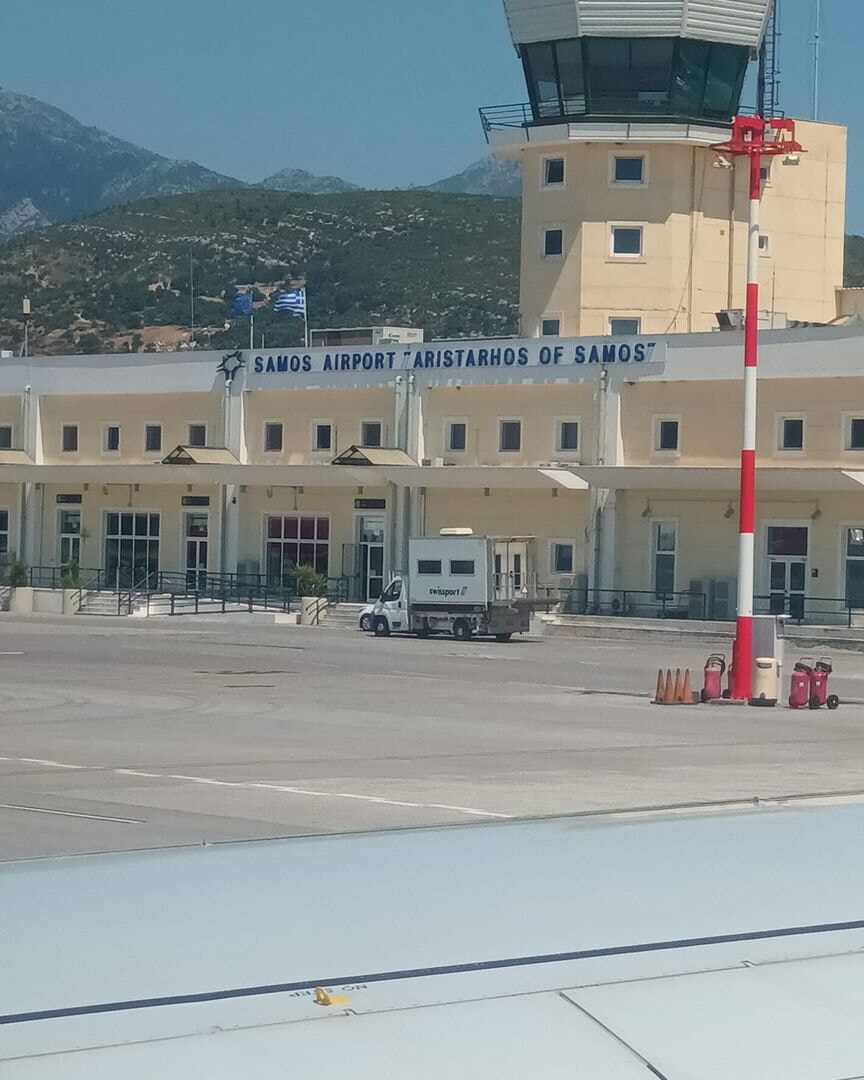 Biluthyrning i Samos Flygplats
